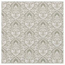 Tecido Olive Green Damask