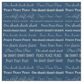 Tecido Om Shanti, Peace Cotton