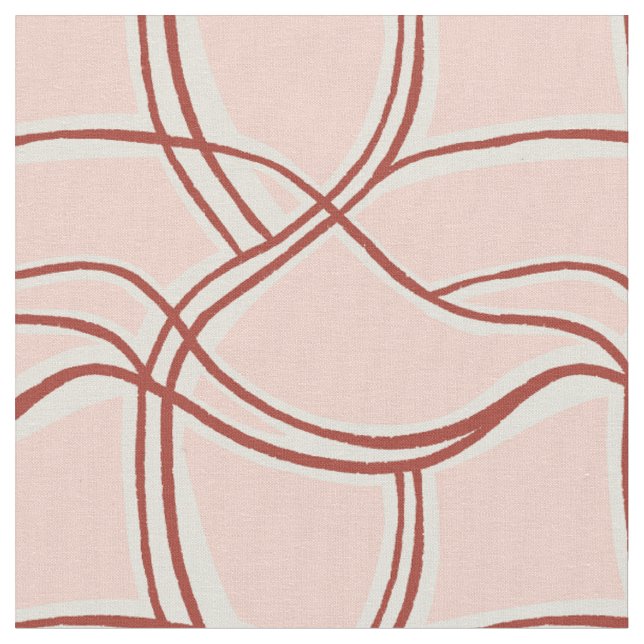 Tecido Ondas calmantes rosa tropical empoeirado  (Detalhe)