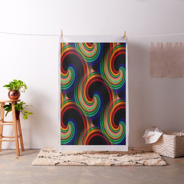 Tecido Ondas em cores.... (In Situ)