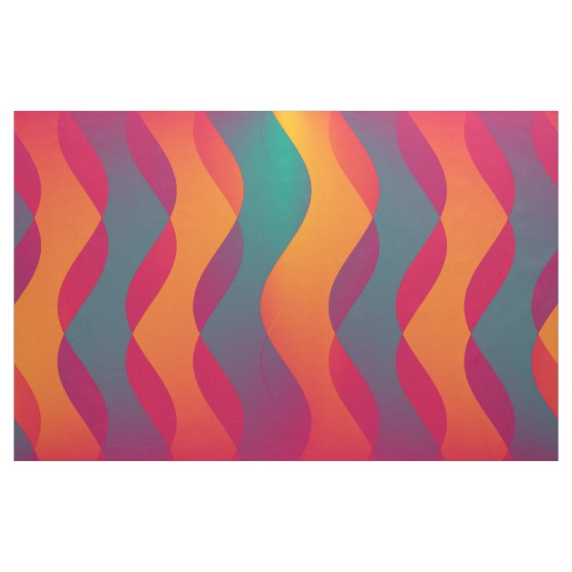 Tecido Ondas moles coloridas + suas ideias (Jarda)