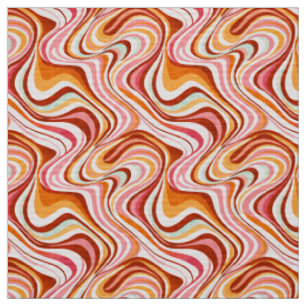 Tecido Ondas Retroativas em Groovy - Rochas Psicodélicas