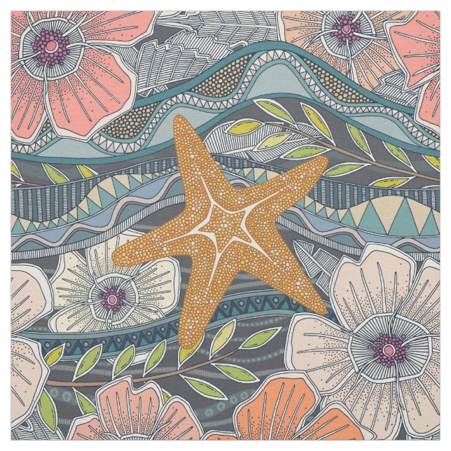 Tecido ondas tropicais ferro (Modelo)