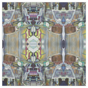 Tecido Onde está o Curry Cabeça de Peixe?Singapura