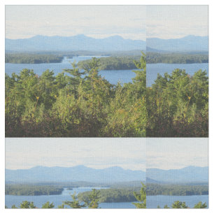 Tecido Opinião impressionante do winnipesaukee do lago