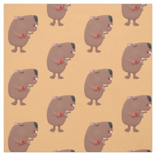 Bandeja Óptica desenho animado de capybara ukulele