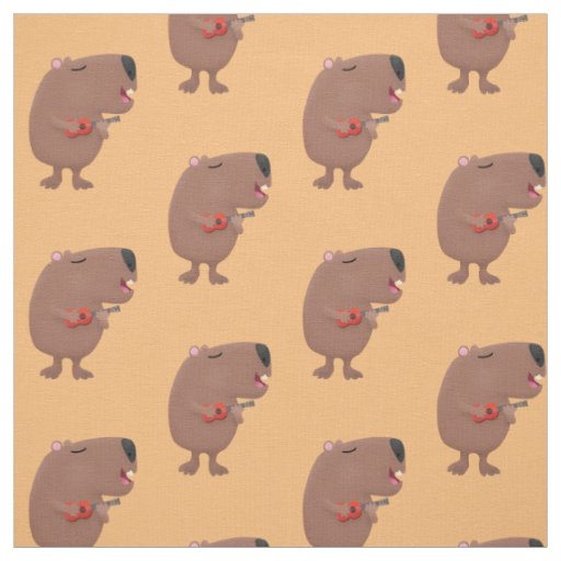 Capybara Dos Desenhos Animados Adesivo, Decalques Decoração