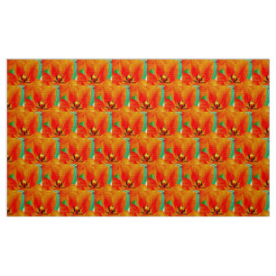 Tecido Orange Tulip