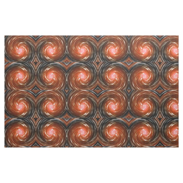 Tecido Orange Twist Abstrato Art (Fat Quarter)
