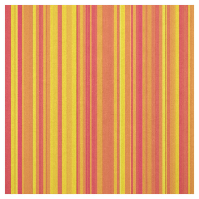Tecido Orange Yellow Red Stripes (Modelo)