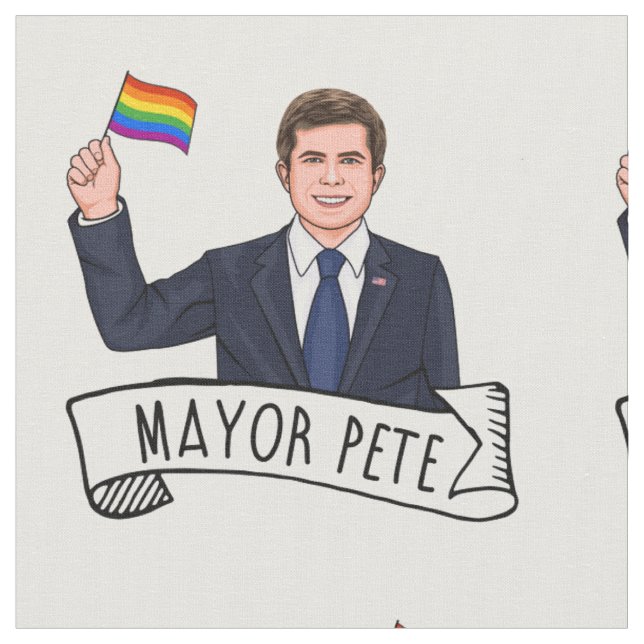 Tecido Orgulho do Prefeito Pete (Detalhe)