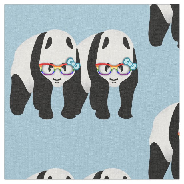 Tecido Orgulho gay Pandas (Detalhe)