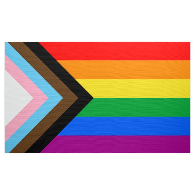 Tecido ORGULHO LGBT (Orgulho do Progresso) (Jarda)