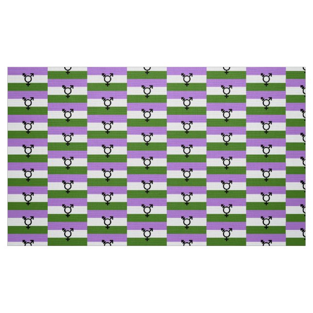 Tecido Orgulho Queer - Gênero Queer (Fat Quarter)