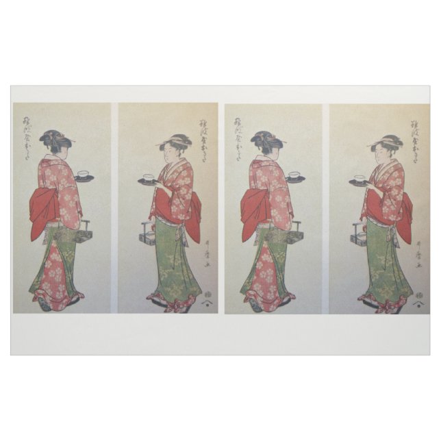 Tecido oriental do impressão das mulheres do (Jarda)
