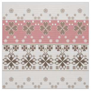 Tecido ornamento bege rosa,