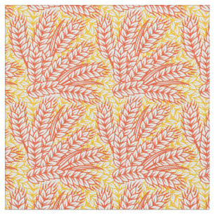 Tecido Ornamento com orelhas do trigo