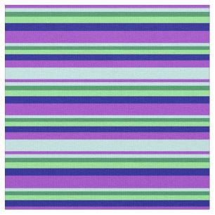 Tecido Orquídea Escura, Turquesa, Verde-Mar, Verde-Azul