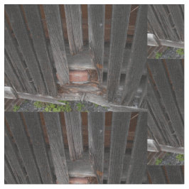 Tecido Os conselhos velhos do celeiro e tijolo vermelho