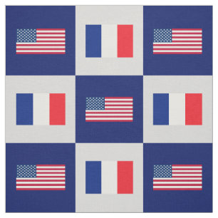 Tecido Os Estados Unidos embandeiram, bandeira de France
