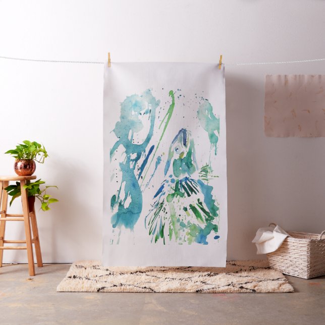 Tecido '' Os peixes '' (In Situ)