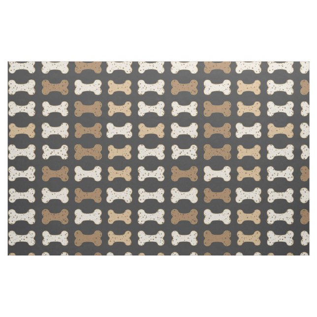 Tecido Osso de Cachorro Cinza Escuro (Fat Quarter)