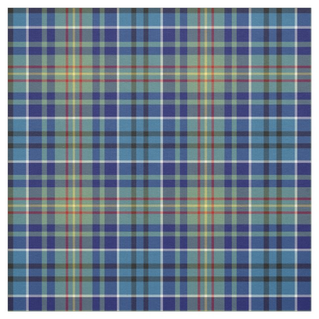Tecido O'Sullivan Tartan Bright Xadrez Irlandesa Azul (Modelo)