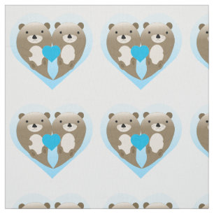 Tecido Otter Love