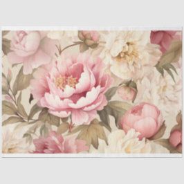 Tecido ou papel de dissociação para garden peonies