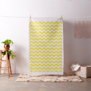 Tecido Ouro Amarelo Safari Chevron Grande Escala