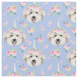 Tecido Ouro Coroa de flores