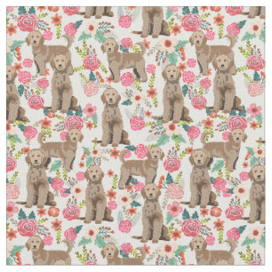 Tecido Ouro Doodle vintage florals creme