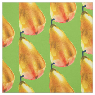 Tecido Ouro Pear Fruta