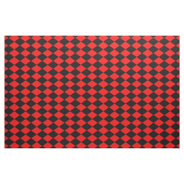 Tecido Ouros negros vermelhos (Jarda)