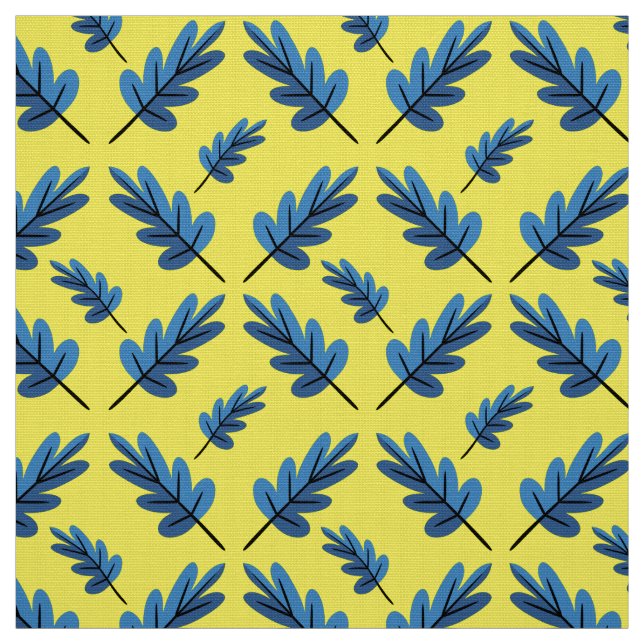 Tecido Outono Azul (Modelo)