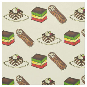 Tecido Padaria Italiana Paery Tiramisu Flag Cookie Cannol