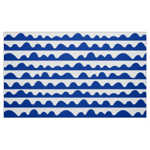 Tecido Padrão 020815 - Marinho azul e branco