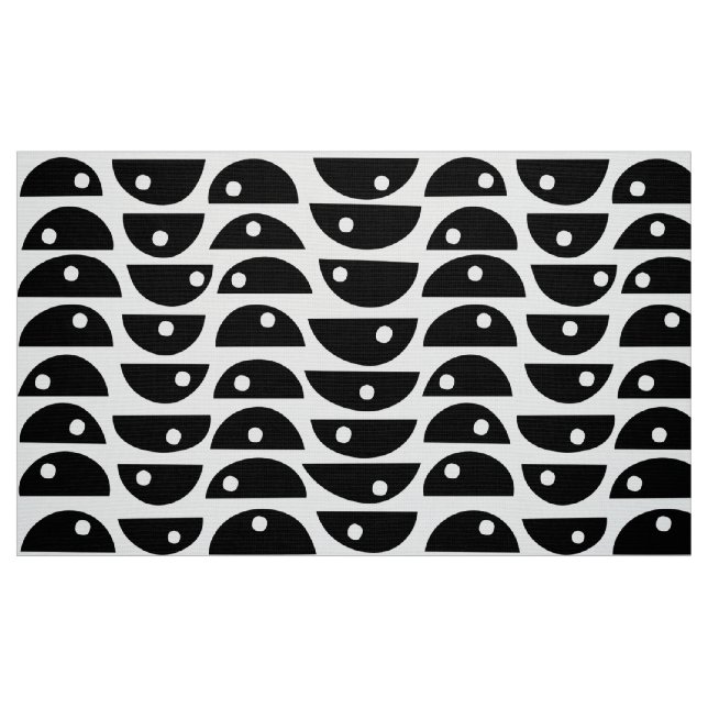 Tecido Padrão 220816 - Preto (Fat Quarter)