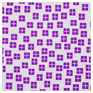 Tecido Padrão 270715 - Roxo e Branco