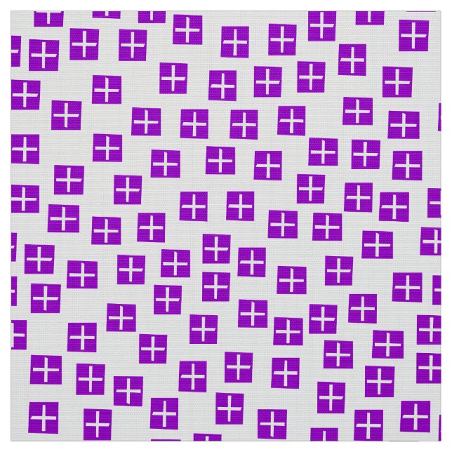 Tecido Padrão 270715 - Roxo e Branco (Modelo)