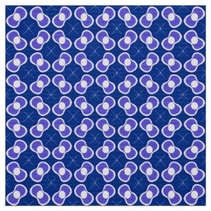 Tecido Padrão Abstrato Azul