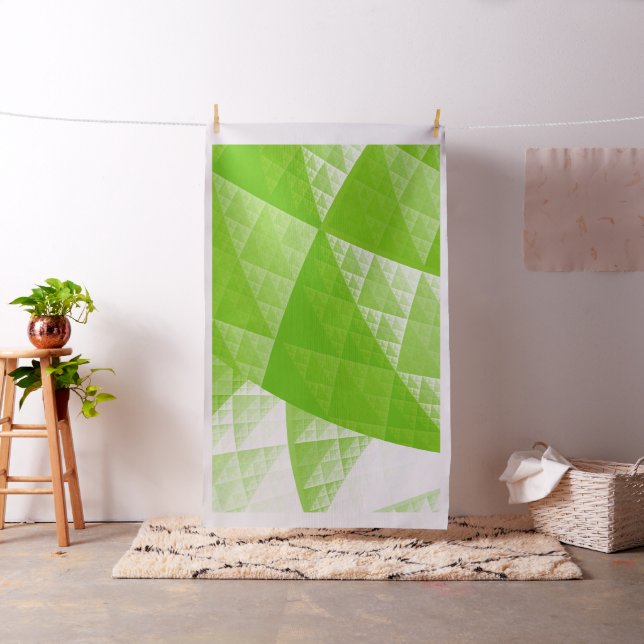 Tecido padrão abstrato de verde (In Situ)