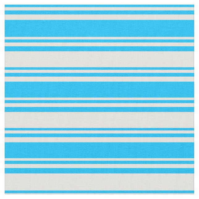 Tecido Padrão Amarelo-Azul-Céu-Profundo das faixas (Detalhe)