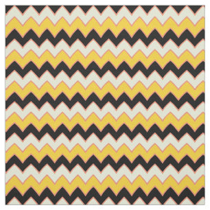 Tecido Padrão Amarelo Hippie Chevron ZigZag Boho