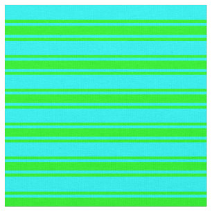 Tecido Padrão Aqua & Limão Striped/Links