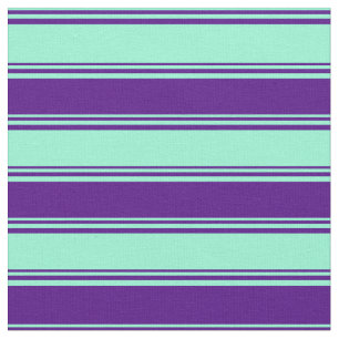 Tecido Padrão Aquamarine e Indigo Vinculado/Striped