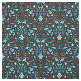 Tecido Padrão azul árabe