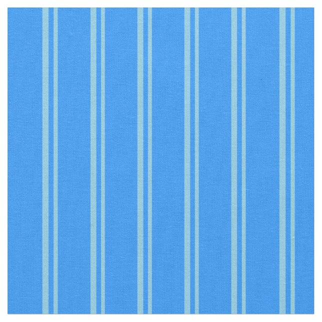 Tecido Padrão Azul Céu e Azul Striped/Links (Detalhe)