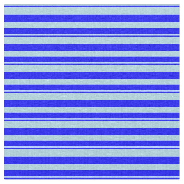 Tecido Padrão Azul Claro e Azul Striped/Links (Detalhe)