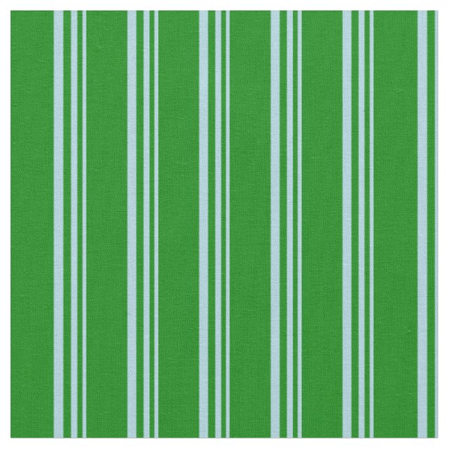 Tecido Padrão Azul Claro e Verde Vinculado/Striped (Detalhe)